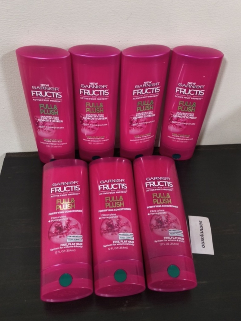 Garnier Fructis Full and Plush Hair Conditioner 12oz x7